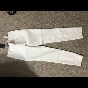 White Zara Women Dress Pants